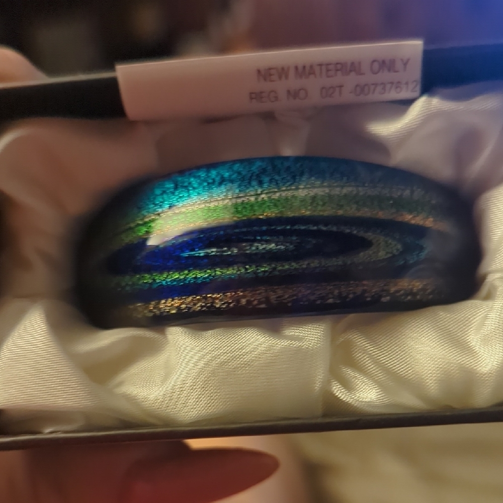 Multicolor Iridescent Bangle - image 1